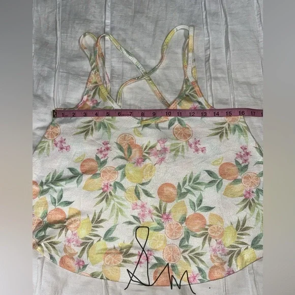 Z Supply In The Swing White Citrus Strappy Tank Top NWT - Picture 10 of 16